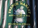 Best place to eat a New Orleans style bbq shrimp French Market Restaurant in the French Quarter